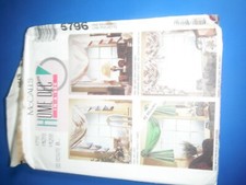 McCall's 5283 Home Dec In-A-Sec Valance, Swag, Jabot Pattern UNCUT
