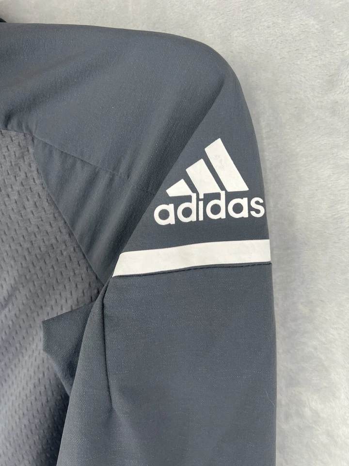 Adidas High Point University Team Emitido Con Capucha Cremallera Completa Chaqueta Gris Para Mujer M Foto 4 de 4