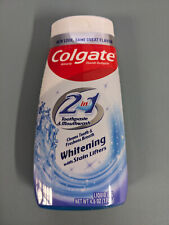 6 PACK Colgate 2 in 1 Toothpaste & Mouthwash, Whitening with Stain Lifters 4.6oz 1.20 per gallon