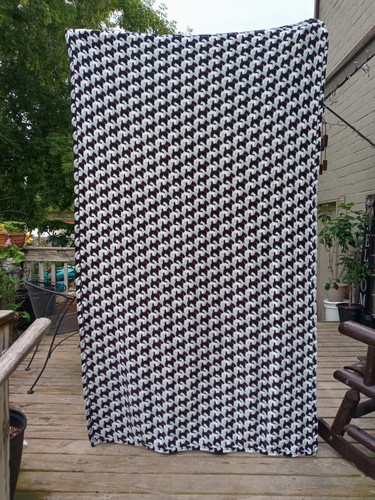 Vera Bradley Oversized Throw Blanket Scottie Dog Retired Pattern 88" x 50" - Picture 1 of 5