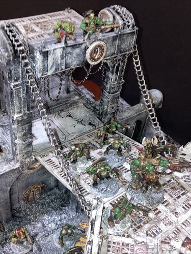 Darktide Inspired Kill Team "Smelter Complex" Warhammer 40k tavola terreno 35x23 - Foto 18 di 24