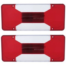 Rear Light Lens Fits Iveco Daily 2006-2022 Chassis Cab Tail Lamp Pair Left Right