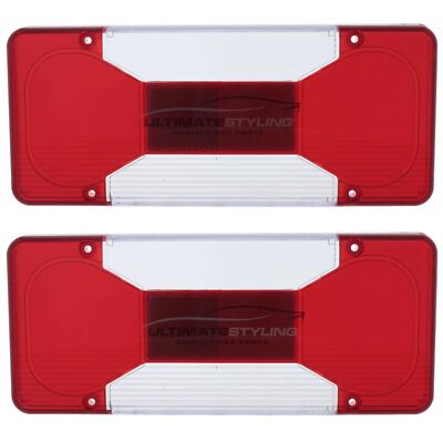 Rear Light Lens Fits Iveco Daily 2006-2022 Chassis Cab Tail Lamp Pair Left Right
