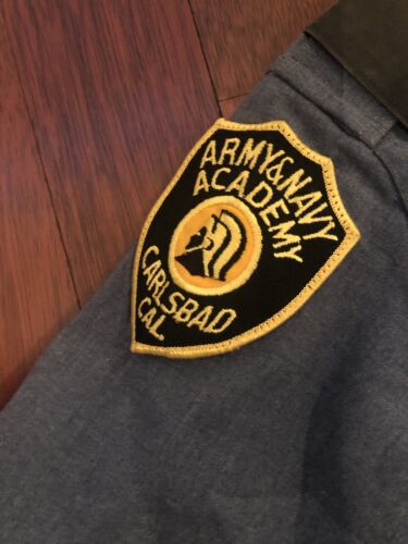 Vintage 50er Jahre Armee JROTC Navy Academy Karlsbad CA Logo Schuluniform - Bild 2 von 8