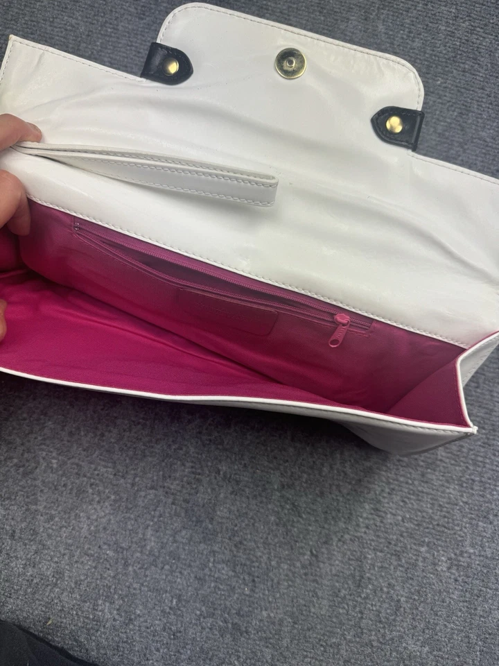 Maurizio Taiuti Leather Handbag Genuine Leather Womens Clutch Made in Italy - Image 3 of 4