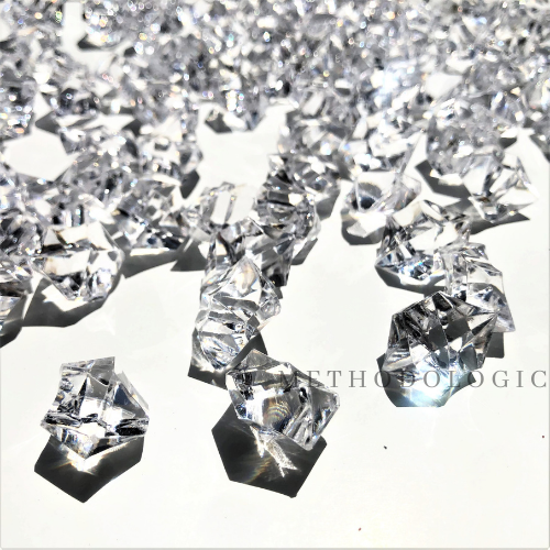 Methodologic 220Pcs/2lb 1" Table Accent Decor Arts & Crafts, Acrylic Gems Accent - Picture 1 of 5