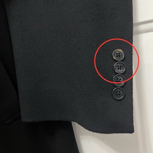 Brooks Brothers BrooksStorm Black Loro Piana Storm System Overcoat 44L - Bild 13 von 17