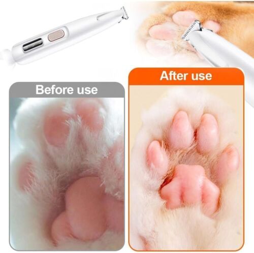Elektro Tierhaarschneider Trimmer Tier Pfoten Haar Toes Rasierer Für Hund Katze - Bild 9 von 13