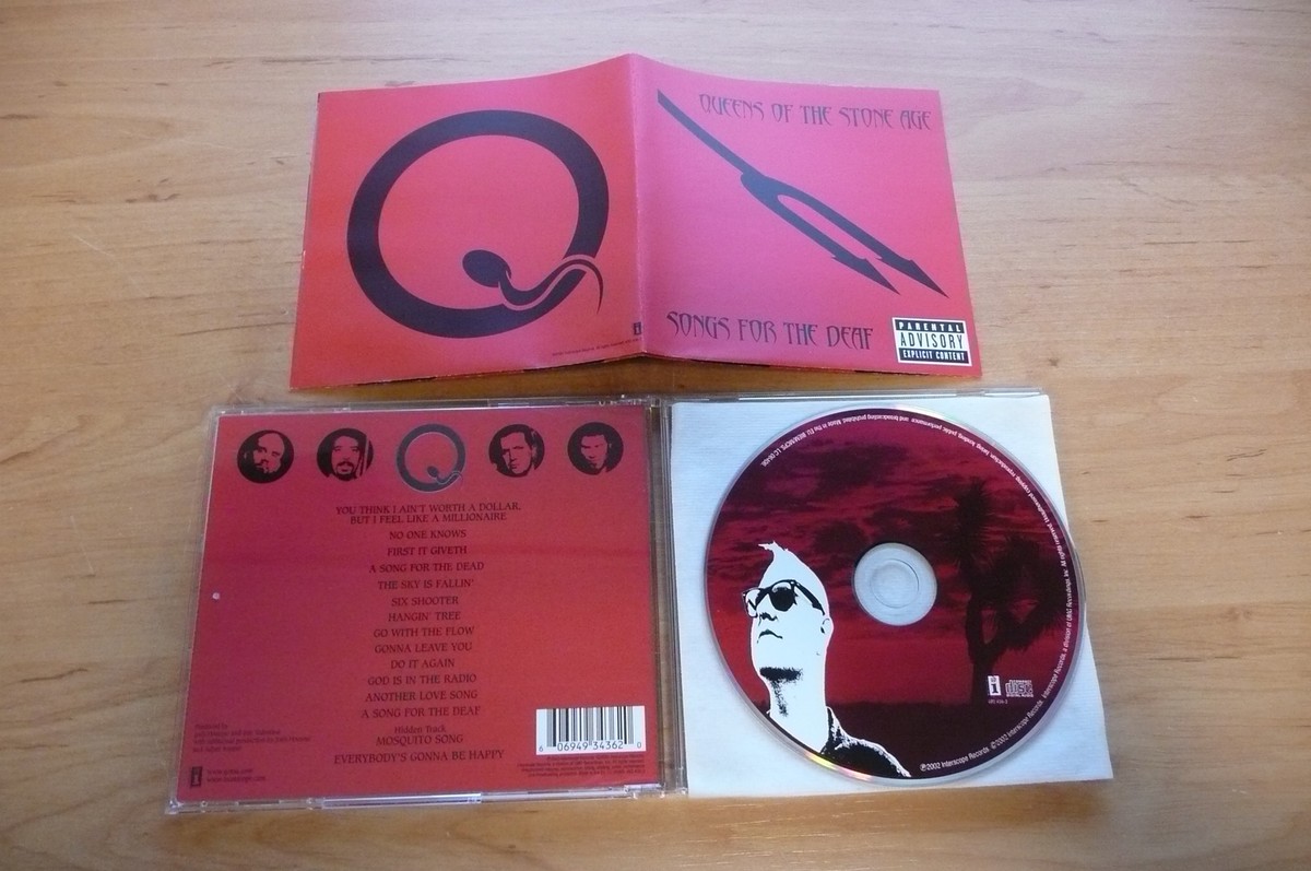 Queens of the Stone Age 直筆サイン CD CD QUEENS OF THE STONE AGE - SONGS FOR THE DEAF / INTERSCOPE