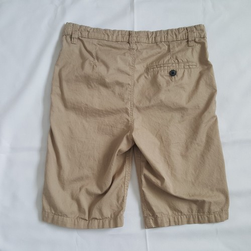 H&M Boys Khaki Short 12-13Y Beige Chino Pockets Youth Cotton Adjustable Waist - Picture 16 of 24