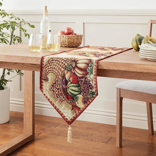 Autumn Table Runner by Violet Linen - Picture 5 of 7
