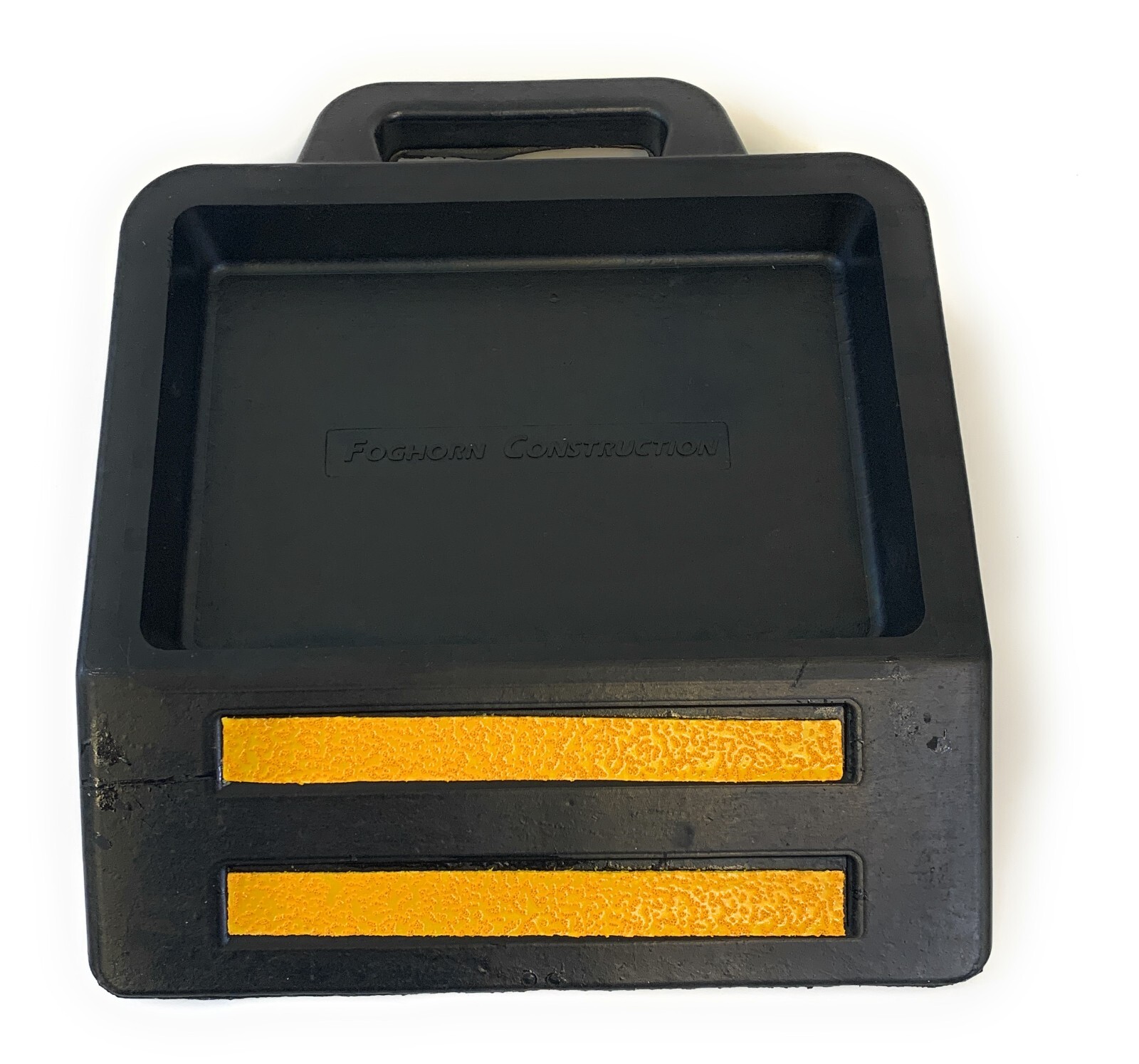 Pallet Jack Wheel Chock - Solid Bottom to Stop Rolling - Heavy Duty Rubber