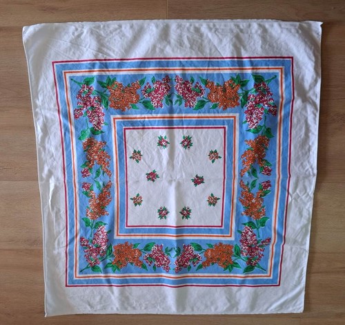 Schöne Vintage Baumwolle Tischdecke 39" X 36" 100% Baumwolle - Bild 5 von 5