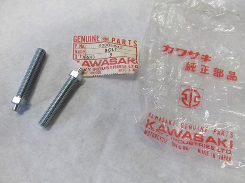 KAWASAKI W1SS W1 W2SS W2TT CHAIN BOLT ADJUSTER OEM NOS 92001-045 - Picture 2 of 2