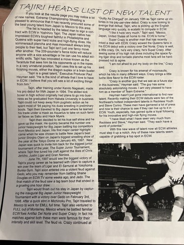 1999 Concord NC Extreme Championship Wrestling (ECW) Event Program - 2/6/99 - Picture 3 of 6