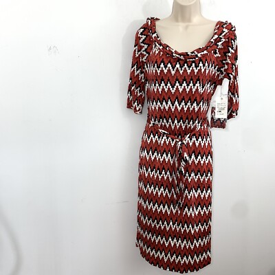 Nieves Lavi Long Sleeve Boho Geometric Print 100% silk Knit Feel