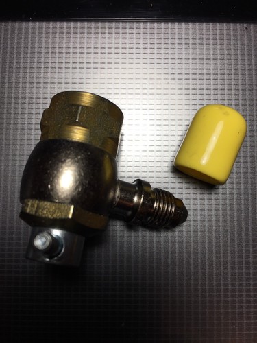 2002761 Strut Service Valve Adapter, -3 JIC Nitrogen 2002761 Legacy 05-002-03 - Picture 2 of 2