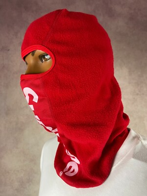 New Supreme Heat Red Mask Balaclava Ski Snowboard Mask Rasta