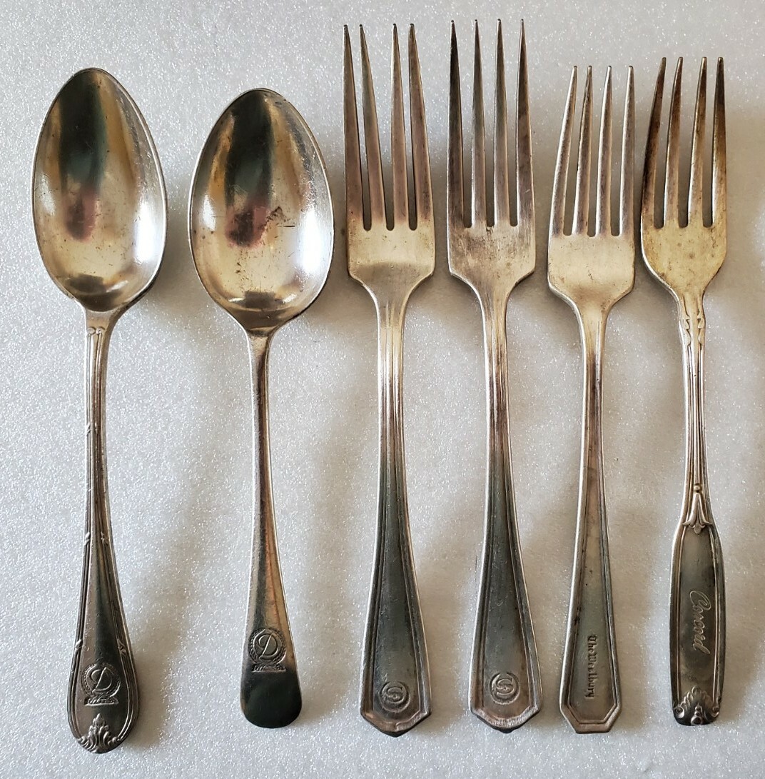 Vintage hotel silverware clearance