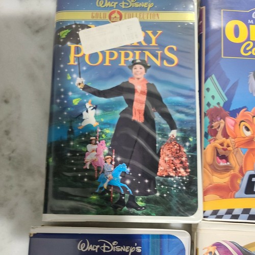VHS Lot 5 Vtg Tapes Clamshell-walt disney masterpiece collection- Circa 1990’s - Picture 3 of 7