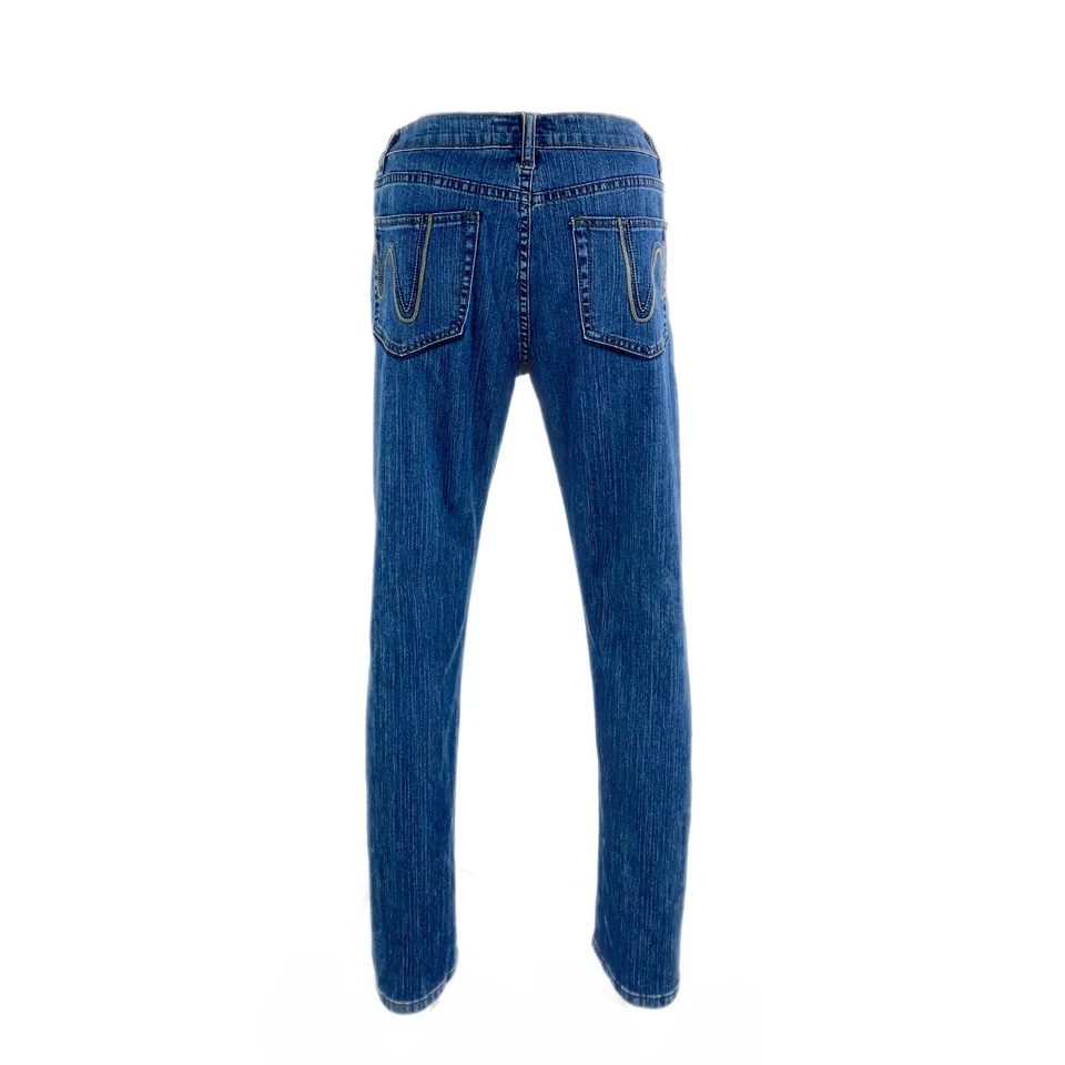 Men's Big & Tall Jeans Loose Relaxed-fit Rinsing Washed Jean for Men Blue - Image 3 of 4