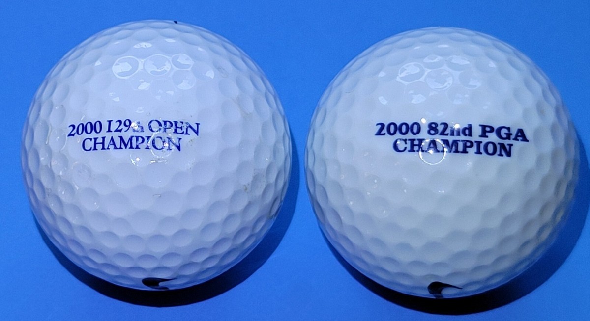 TIGER WOODS 2000年記念　ゴルフボールセット Tiger Woods 2000 US 129th Open & 82nd PGA Champion