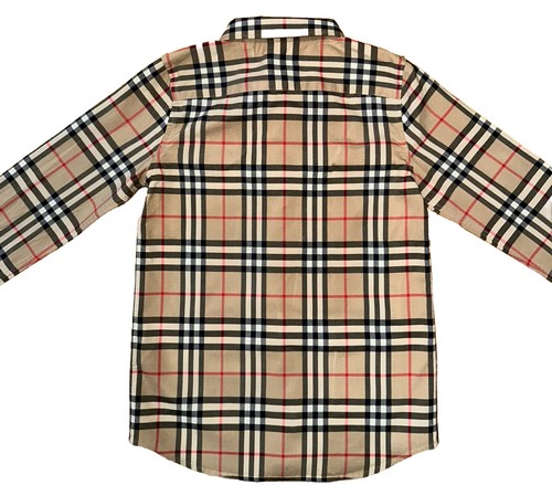 Authentic Burberry Children Boys Nova Check Plaid Button Down Shirt Size 10Y - Picture 8 of 8