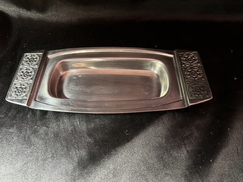 Vtg Stanley Roberts Stainless Steel Velvet Butter Dish - Picture 6 of 9