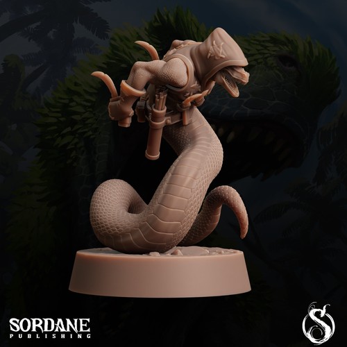 Yuan Ti Rogue Pose 2b | Sordane Publishing | D&D Miniature | Nyantari - Picture 3 of 5