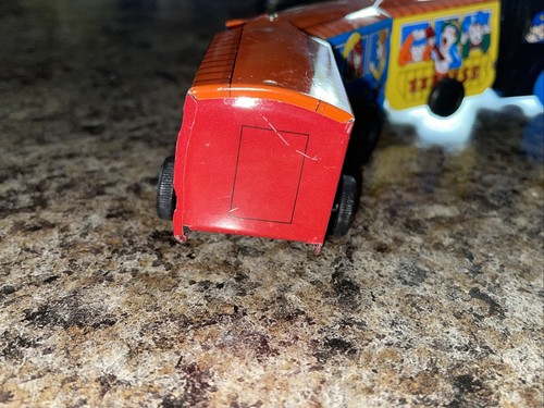 Vintage Aufzieh Western Express Blechspielzeug Zug 🚂 Funktioniert Lesen - Bild 13 von 13