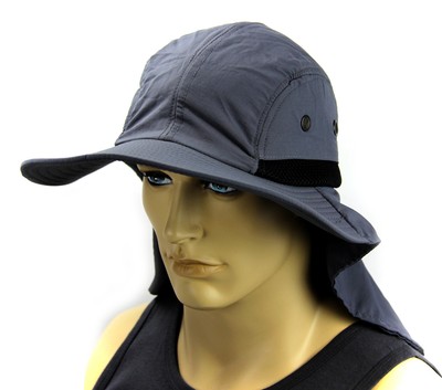 bucket hat with neck shade