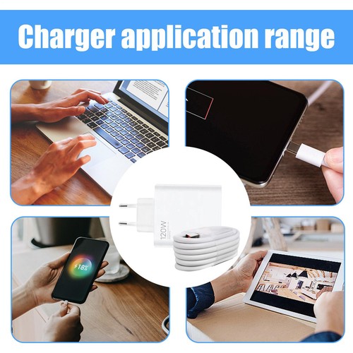 Fast Charger Block 120W 6A Fast Charging Head For Phone Charger Adapter - Photo 12 sur 14