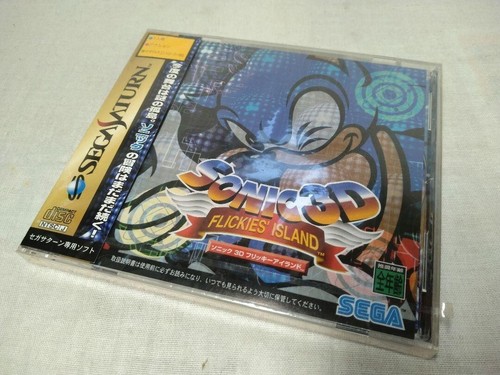NEW SEALED Sonic 3D Flickies' Island Sega Saturn Japan Import Rare - Afbeelding 8 van 9