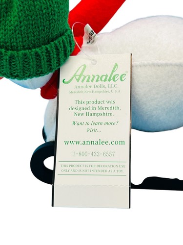 Muñecas Annalee Raras Navidad 9" Trineo Muñeco de Nieve Retirado 2021 Navidad 560021 - Imagen 7 de 15