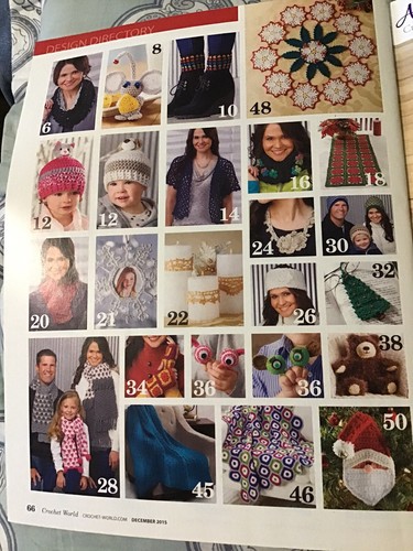 Crochet World December 2015 Back Issue America's Favorite Crochet Magazine - Picture 3 of 4