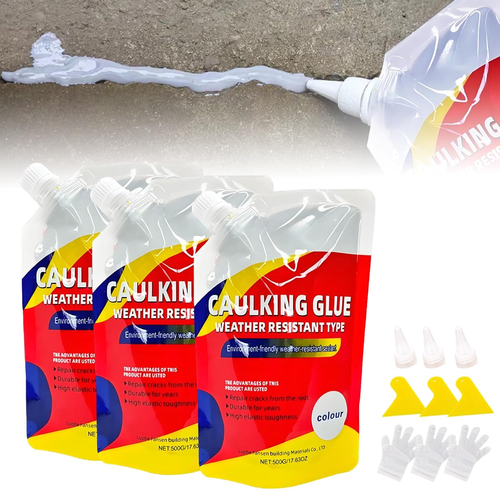 Slab Concrete Repair Sealant - Waterproof Concrete Crack Filler, 3PCS for Drivew - Picture 10 of 12