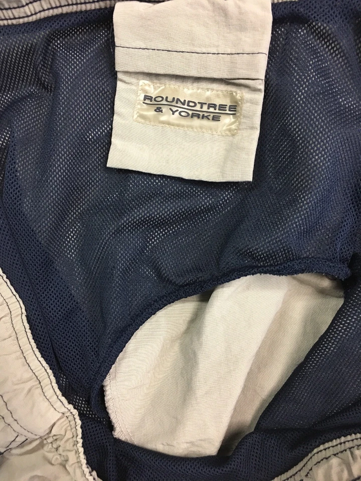  Pantalones cortos de baño Roundtree & Yorke para hombre talla XXL poliéster  Foto 4 de 4