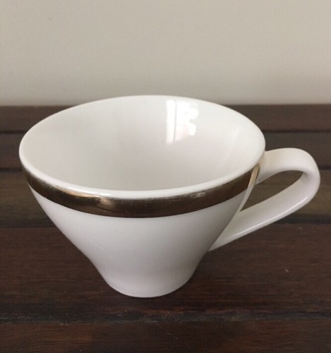 4 Cups & Sauces Porcelain “Vue” Gold Gilding - Picture 3 of 6