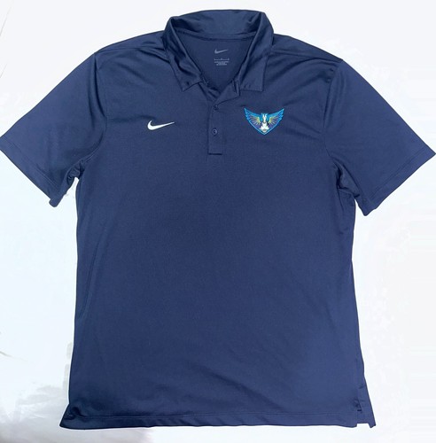 DALLAS WINGS NIKE GOLF POLO SHIRT (Men's L) WNBA BASKETBALL Navy Blue Size Large - Picture 3 of 8