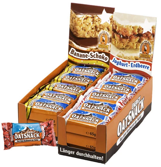 Energy Oat Snack Karton 30 Riegel 65g + BONUS *15 Sorten / auch mischbar*