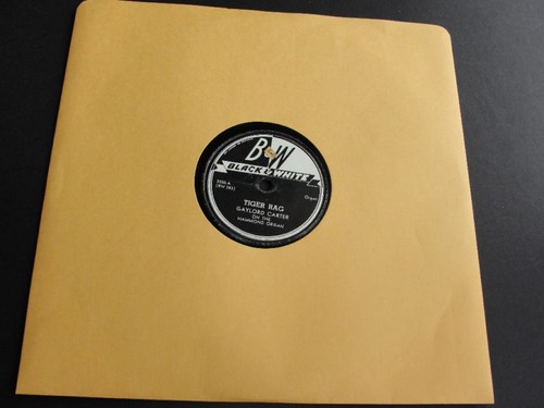 Gaylord Carter-Black&White Records3000 10"- 78-rpm. RARE!!! - Imagen 3 de 3