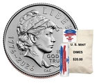2026 Liberty Dime Roll w/ US Mint Bag P&D Semiquincentennial 250th Anniversary