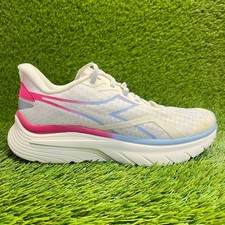 Diadora Equipe Nucleo Womens Size 10 Ivory Blue Athletic Running Shoes Sneakers