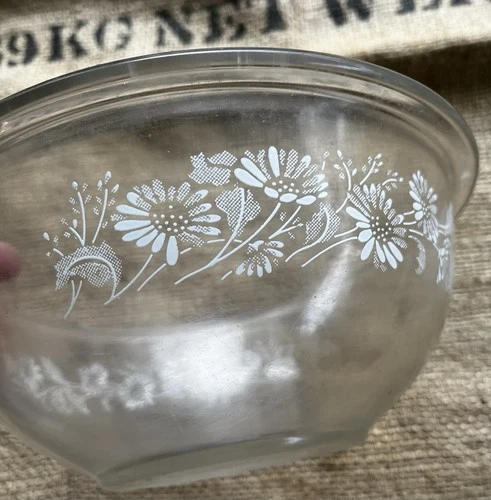 Vintage Pyrex Colonial Mist Clear Mixing Bowl 1.5L #323