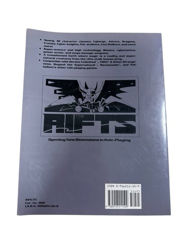 Rifts/Palladium Books Riftsb Core book 9th printing 1995 - Picture 3 of 3