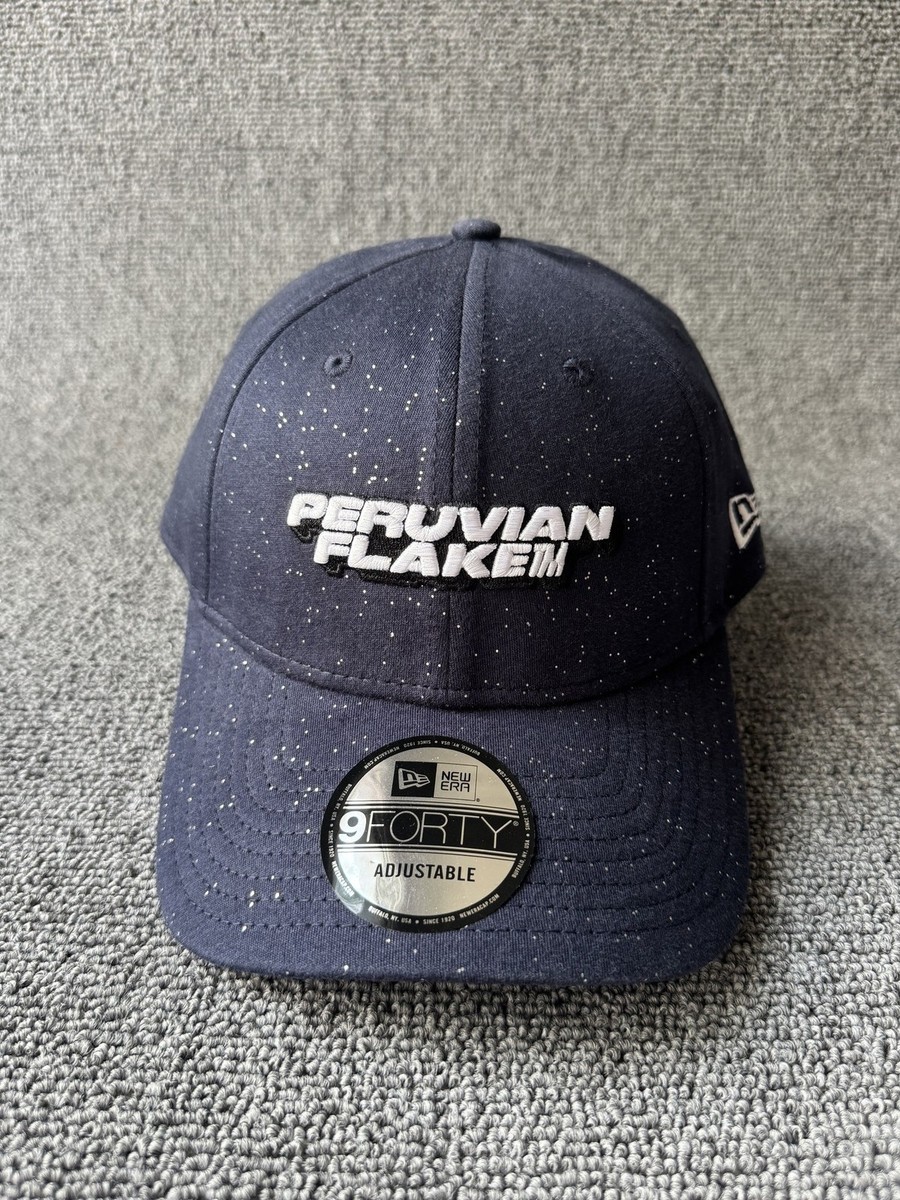 New Era PERUVIAN FLAKEM 9FORTY Strapback Speckled Navy Blue Adjustable