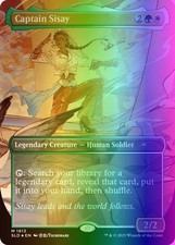 MTG Captain Sisay (Rainbow Foil) (1913b/2166) Secret Lair Drop Series NM FOIL