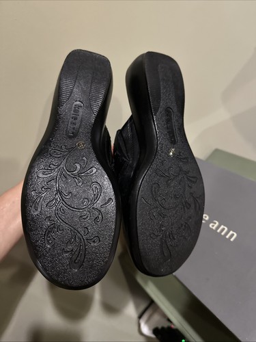 New Kate Ann Page Black Slid On Shoes Casual 6.5 M 6 1/2 Women’s Jcp JCPenney - Picture 7 of 16