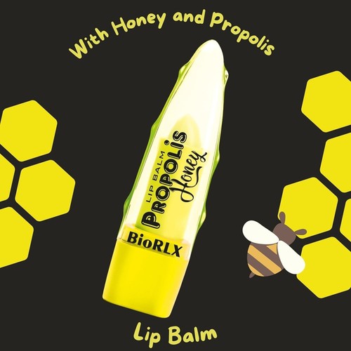 Propolis and Honey Lip Balm - Natural Color-Free Moisturizing Lip Care for So... - Picture 2 of 6