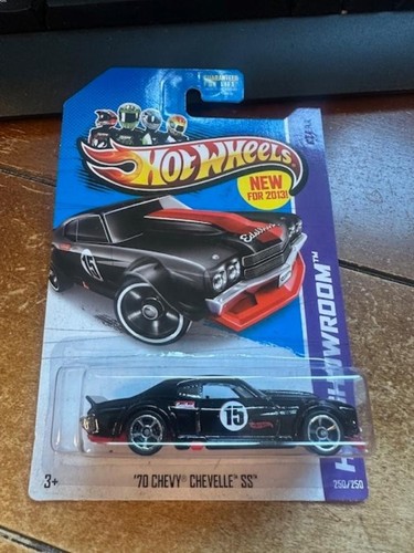 2013 Hot Wheels HW Showroom '70 Chevy Chevelle #250 schwarz